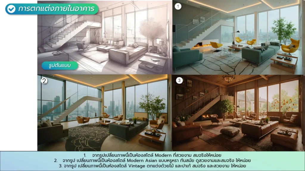 ภาพประกอบ: สร้างรูปโดยอ้างอิงโครงสร้างของรูปต้นแบบ (Control Net) (53)