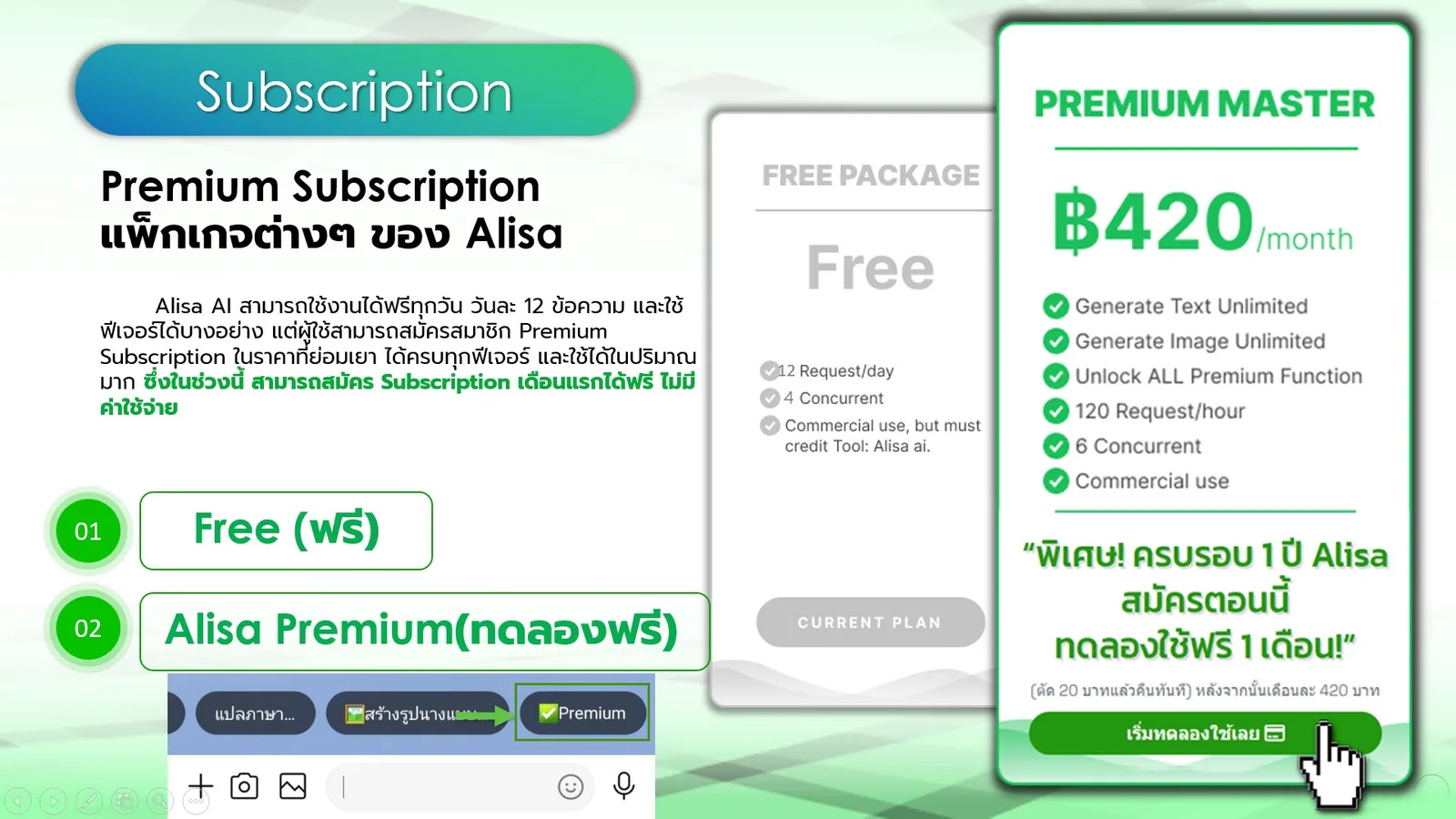 ภาพประกอบ: ฟีเจอร์ของ Alisa และการสมัครสมาชิก Alisa Premium Subscription (44)