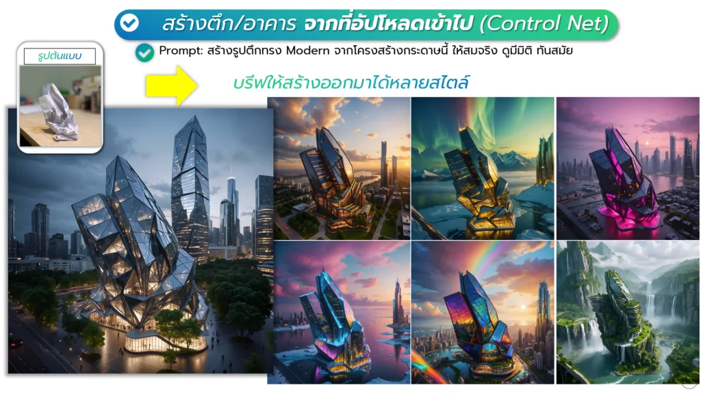 ภาพประกอบ: สร้างรูปโดยอ้างอิงโครงสร้างของรูปต้นแบบ (Control Net) (56)